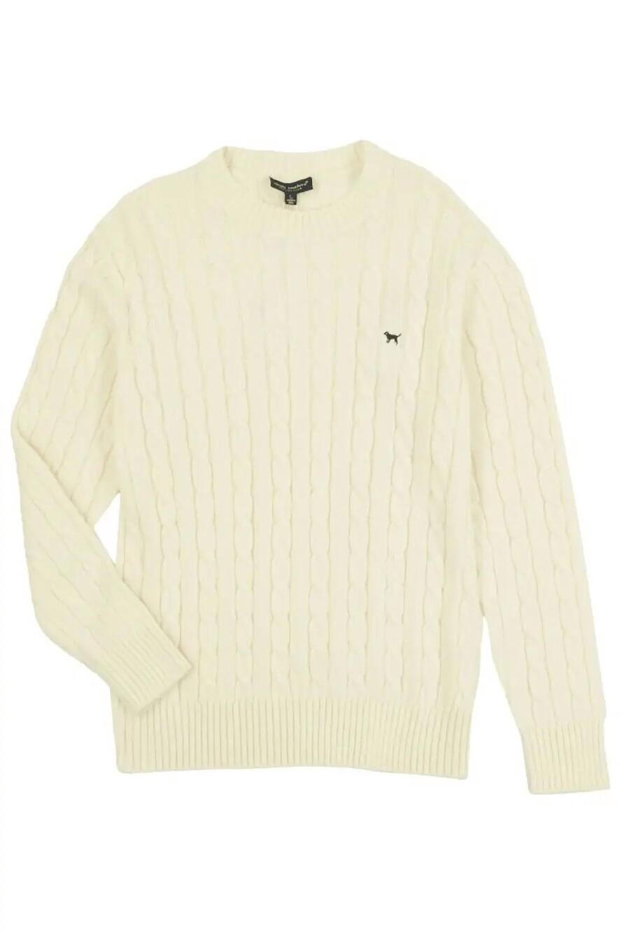 NEW SIMPLY SOUTHERN women's emma crewneck sweater in white